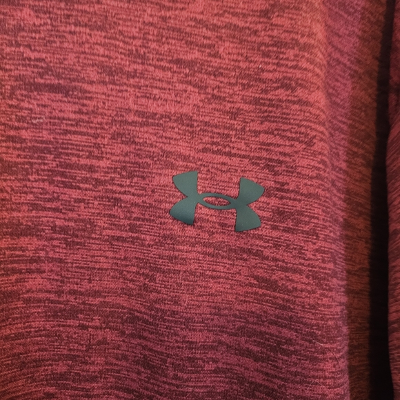 Under Armour Red Heathered Hoodie - Picture 4 of 10